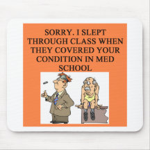 DOCTOR joke Mousepads