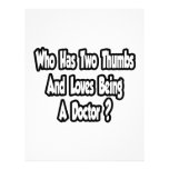 Doctor Joke...Two Thumbs Letterhead Template