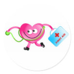 Doctor Love Round Sticker