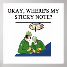 doctor physician  surgeon humour posters
