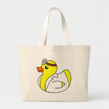 Doctor Quack the Rubber Duck Canvas Bag