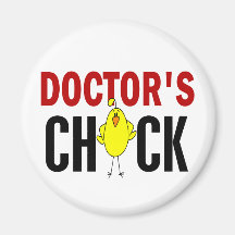 Doctor’s Chick 1 Fridge Magnet