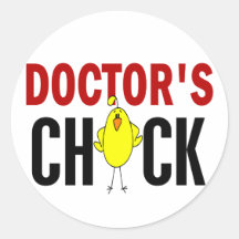 Doctor’s Chick 1 Sticker
