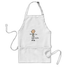 Doctor Stick Figure Apron