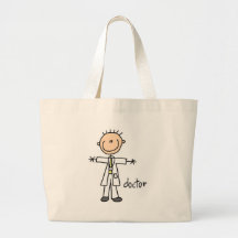 Doctor Stick Figure Bags