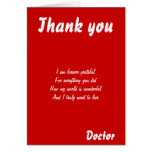 Doctor thank you cards