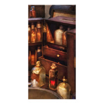 Doctor - The medicine cabinet Personalized Photo Card