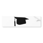 doctoral cap graduation hat bumper stickers