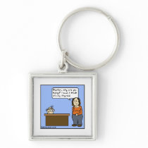 Doctors are afraid of treating thyroids key chain