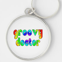 Doctors Birthday Christmas Parties : Groovy Doctor Keychains