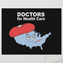 Doctors for health care flyer