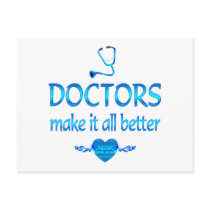 Doctors Make it Better Postcard