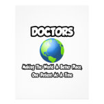 Doctors...Making the World a Better Place Letterhead Template