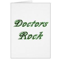 Doctors rock greeting cards