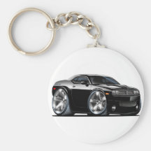 Dodge Challenger Black Car Key Chains