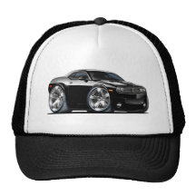 Dodge Challenger Black Car Mesh Hat