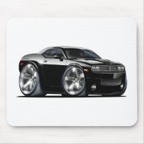 Dodge Challenger Black Car Mouse Pads