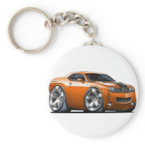 Dodge Challenger Orange Car Key Chains
