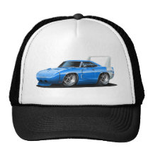 Dodge Daytona Blue Car Trucker Hats