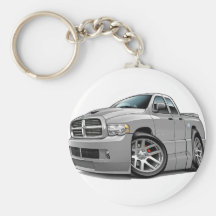 Dodge SRT10 Ram Dualcab Grey Keychains