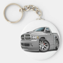Dodge SRT10 Ram Grey Keychains