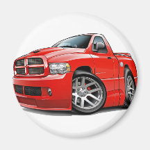 Dodge SRT10 Ram Red Fridge Magnet