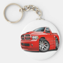 Dodge SRT10 Ram Red Key Chain