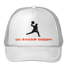 dodgeball, GO BALLS DEEP!! Trucker Hats