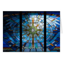 Does God care?/get well Greeting Card