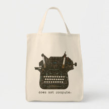 Does Not Compute Canvas Bags