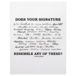 Does Your Signature Resemble Any Of These? Personalized Letterhead