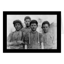 Doffer Boys in Macon, GA 1909 Cards