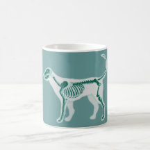 DOG ANATOMY X-RAY VET BONES COFFEE MUGS