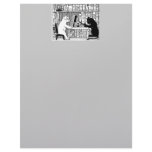 Dog and Cat Reading in the library letterhead
