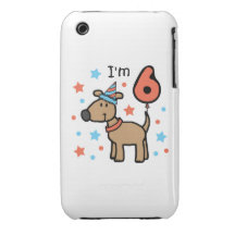 Dog Birthday 6 Case-Mate iPhone 3 Cases