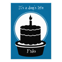 Dog Birthday Invitation - Dog's Life & Paw-ty!