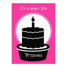 Dog Birthday Invitation - Dog's Life & Paw-ty!