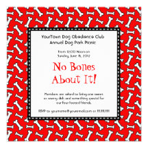 Dog Birthday Party, Doggie Picnic in Park Personalized Invite