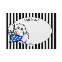 Dog Bone Appetit! Pet Biz Gift Enclosure Cards