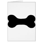 dog bone greeting cards
