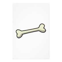 Dog Bone Personalized Stationery