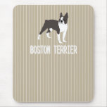 dog-Boston Terrier Mouse Pads