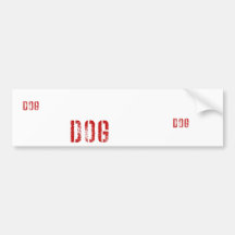 Dog Bumper Stickers