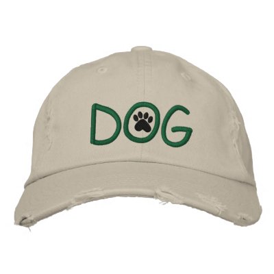 DOG by SRF Embroidered Baseball Caps by sharonrhea