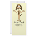 Dog Cartoon! Animal Art. Custom, Add Your Text! rack cards