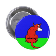 dog cartoon buttons