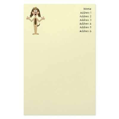 Dog Cartoon Stationery Design by Animal_Art_By_Ali