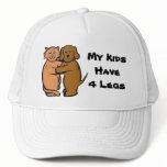 Dog & Cat Smile Hat My Kids Have 4 Legs