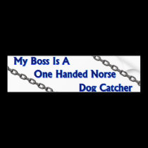 Dog Catcher Bumper Sticker bumper stickers