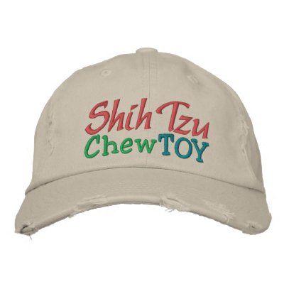 Dog Chew Toy Cap by SRF Embroidered Baseball Caps by sharonrhea